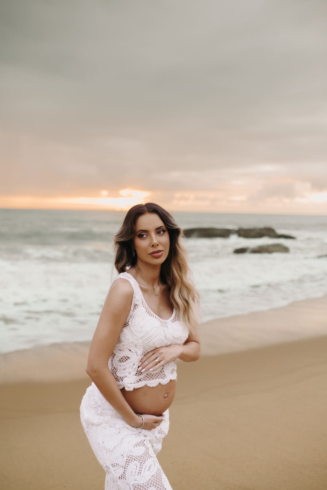 Ensaio de gestante na praia 08